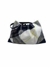 Load image into Gallery viewer, BUBELERY Beige, Brown Wool Plaid Handbag
