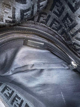 Load image into Gallery viewer, FENDI Black Canvas Monogram Handbag
