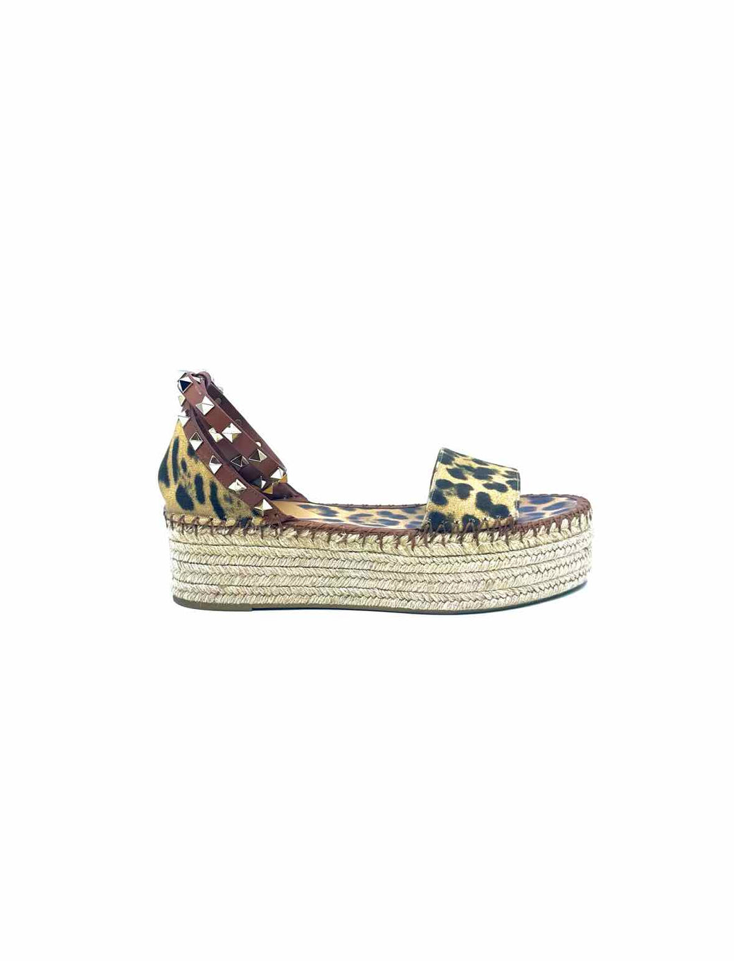 VALENTINO GARAVANI Size 9 Beige Leopard Sandals