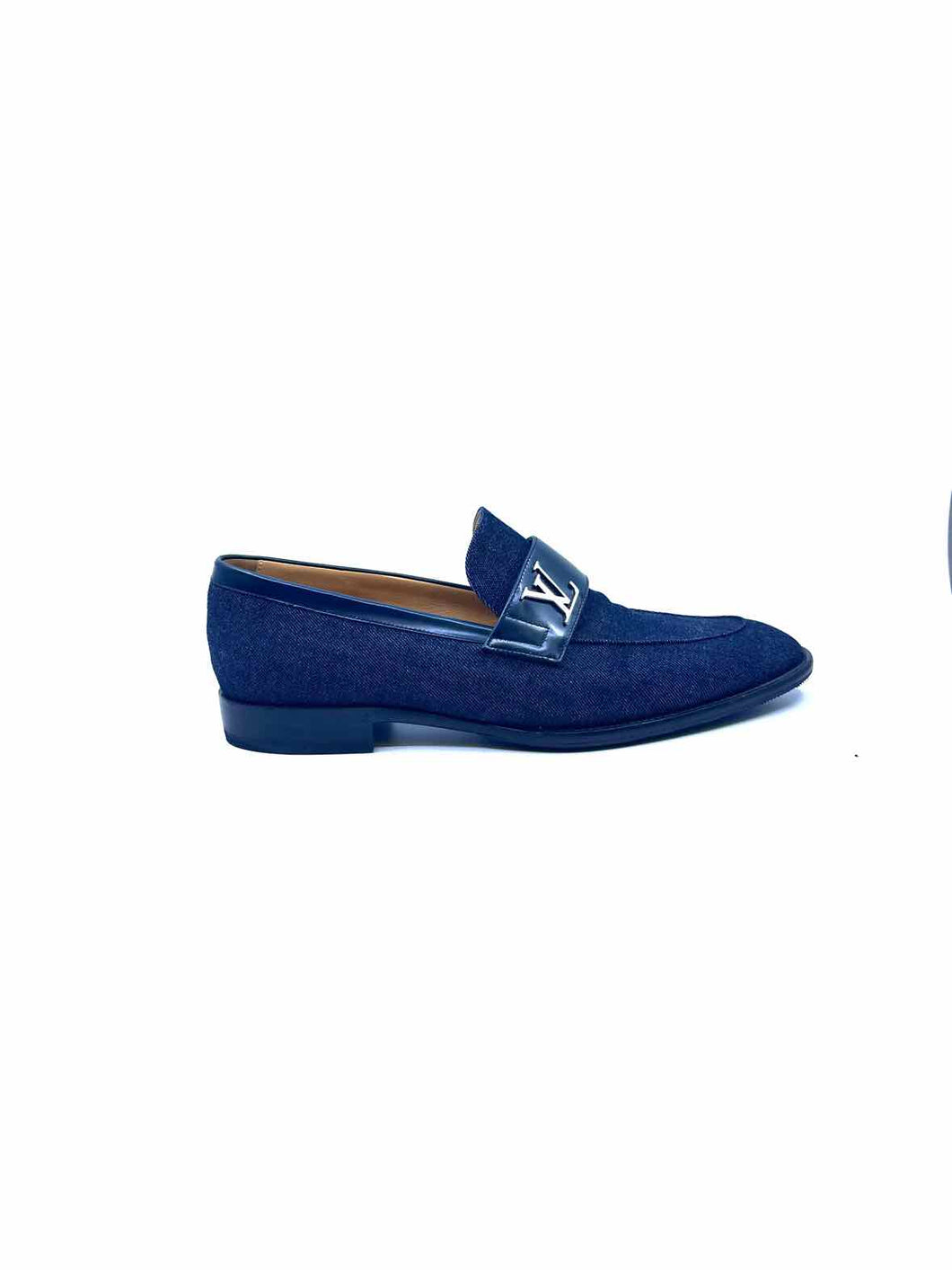 LOUIS VUITTON Size 9.5 Navy Men's Shoes