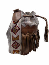Load image into Gallery viewer, ETRO Brown &amp; White Coated canvas Paisley Handbag
