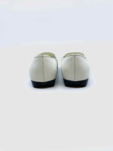 Load image into Gallery viewer, PRADA Size 5.5 White Leather Solid Flats
