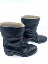 Load image into Gallery viewer, CHANEL Black Leather Ankle Boot | 8
