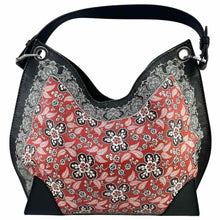 Load image into Gallery viewer, ALEXANDER MCQUEEN Leather Floral Handbag
