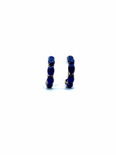 Load image into Gallery viewer, 14K Blue Lapis Pierced Earrings
