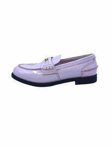 MIU MIU Size 9 Pink Patent Leather Solid Loafers