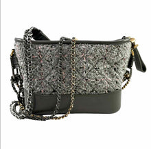 Load image into Gallery viewer, CHANEL Gabrielle Tweed Leather Quilted Handbag
