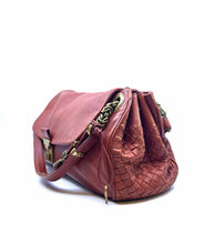Load image into Gallery viewer, BOTTEGA VENETA Burnt Orange Leather Solid Handbag
