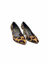 Load image into Gallery viewer, VALENTINO Size 9 Brown PONY HAIR Cheetah print Pumps
