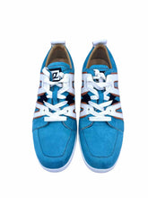 Load image into Gallery viewer, CHRISTIAN LOUBOUTIN Size 10 Blue Men's Sneakers
