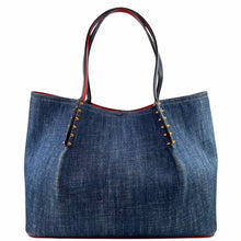 Load image into Gallery viewer, CHRISTIAN LOUBOUTIN Cabata Denim Tote
