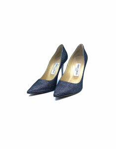 JIMMY CHOO Size 6 Metallic Glitter Pumps