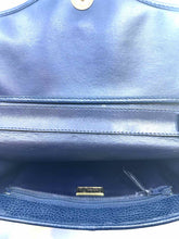 Load image into Gallery viewer, CHRISTIAN DIOR Navy Leather Clutch

