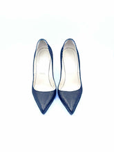 Load image into Gallery viewer, CHRISTIAN LOUBOUTIN Size 9 Black, silver Pumps
