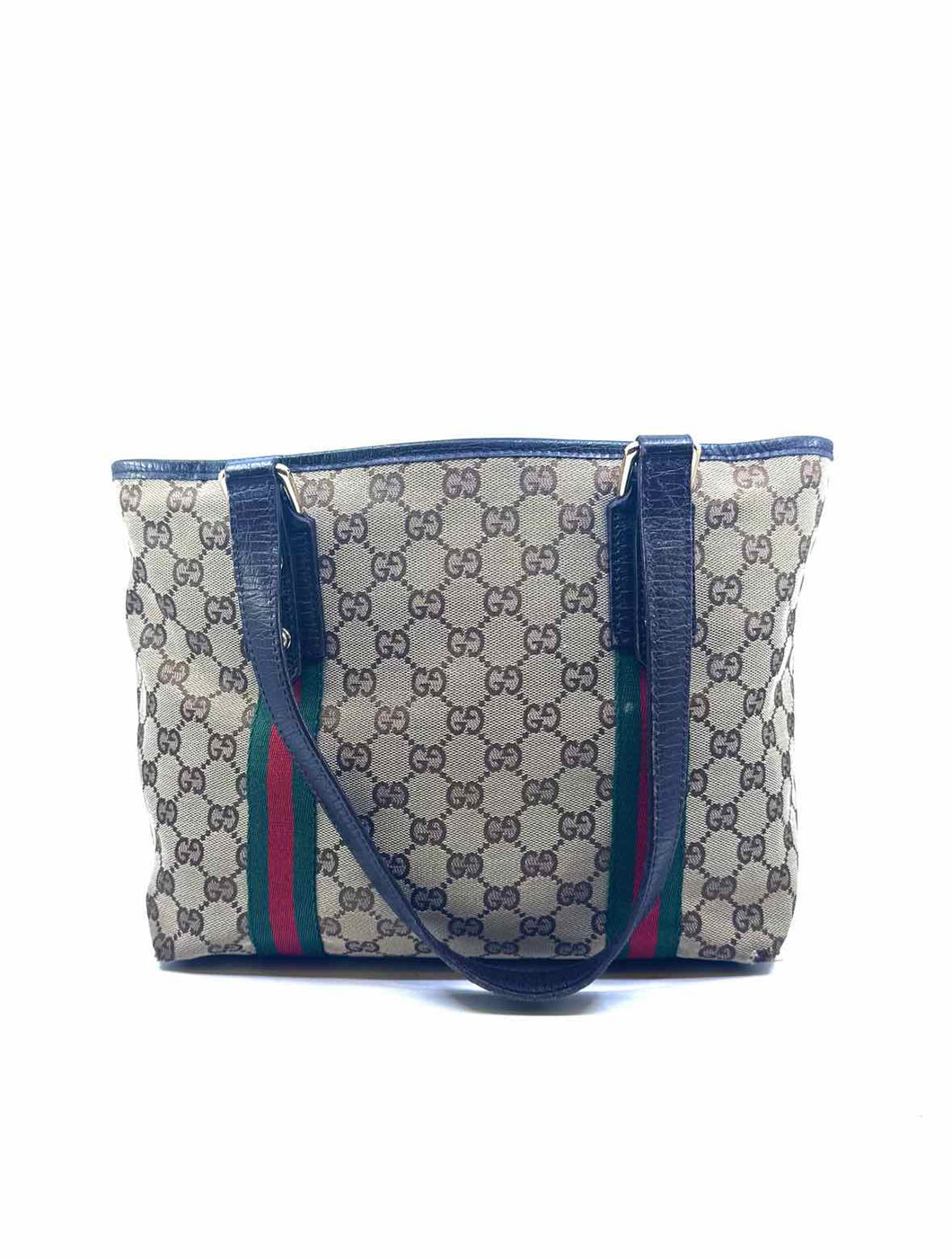 GUCCI Brown Canvas LOGO Handbag