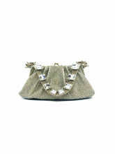 Load image into Gallery viewer, VALENTINO Gold Beaded Evening Bag
