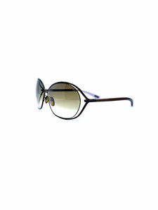TOM FORD Brown Square Solid Sunglasses