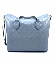 Load image into Gallery viewer, GUCCI Grey Leather Solid Handbag
