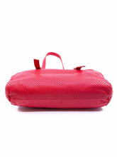 Load image into Gallery viewer, JIL SANDER Red Orange Leather Perforated Handbag
