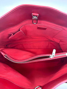 LOUIS VUITTON Passy GM Red Leather Epi Handbag
