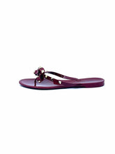 Load image into Gallery viewer, VALENTINO Size 9 Burgundy Rubber Sandals
