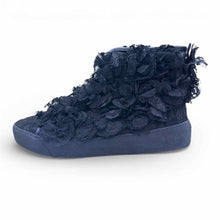 Load image into Gallery viewer, CHANEL Size 7 Black Lace Sneakers
