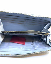 Load image into Gallery viewer, VALENTINO Rockstud Baby Blue Leather Solid Wallet
