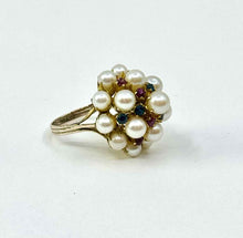 Load image into Gallery viewer, Pearl Ruby Sapphire Ring
