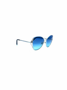 TIFFANY & CO Blue, Silver Square Solid Sunglasses