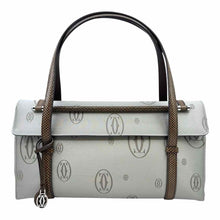 Load image into Gallery viewer, CARTIER Grey, Brown Fabric Monogram Handbag

