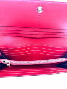 TOD'S Red Leather Wallet