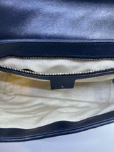 Load image into Gallery viewer, GUCCI Navy, Green Canvas Monogram Handbag
