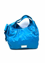 Load image into Gallery viewer, VALENTINO Blue Patent Leather Handbag
