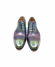 Load image into Gallery viewer, PAUL STUART Size 9 Brown, Green Men&#39;s Oxfords
