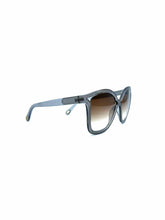 Load image into Gallery viewer, CHLOE Grey, White Square Solid Sunglasses
