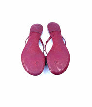 Load image into Gallery viewer, VALENTINO Size 9 Burgundy Rubber Sandals
