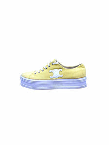 CELINE Size 9 Yellow Sneakers
