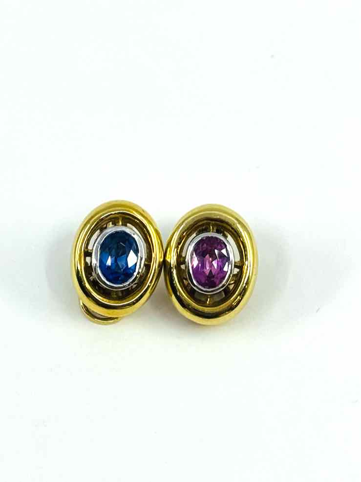 CRIMATI 18k Gold Clip Earrings