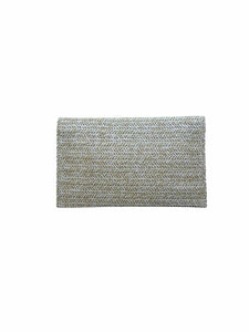 DIOR Beige Raffia Clutch