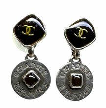 Load image into Gallery viewer, CHANEL Silver Pierced Earrings
