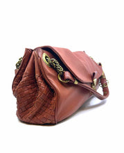 Load image into Gallery viewer, BOTTEGA VENETA Burnt Orange Leather Solid Handbag

