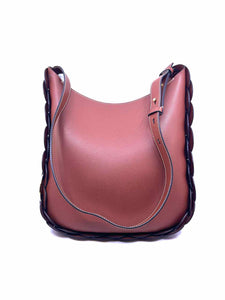 CHLOE Brown Leather Solid Handbag