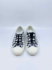 CHRISTIAN DIOR Walk'n'Dior Size 7 Blue, white Polka Dot Sneakers