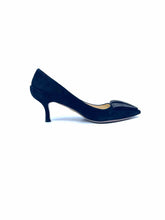 Load image into Gallery viewer, PRADA Size 10 Black Suede Solid Pumps
