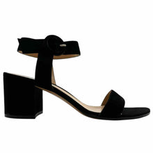 Load image into Gallery viewer, GIANVITO ROSSI Size 10 Black Suede Solid Sandals
