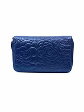 Load image into Gallery viewer, CHANEL Black Leather Camellia Wallet
