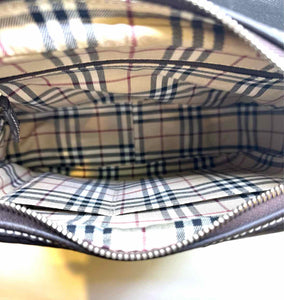 BURBERRY Brown Leather Handbag