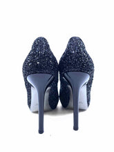 Load image into Gallery viewer, MIU MIU Size 7 Black Sparkly Pumps
