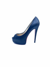 Load image into Gallery viewer, CHRISTIAN LOUBOUTIN Size 10 Black Leather Solid Pumps
