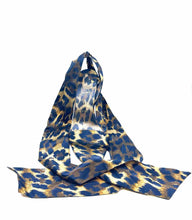 Load image into Gallery viewer, CHRISTIAN LOUBOUTIN Size 12 Brown, black Satin Cheetah print Sandals
